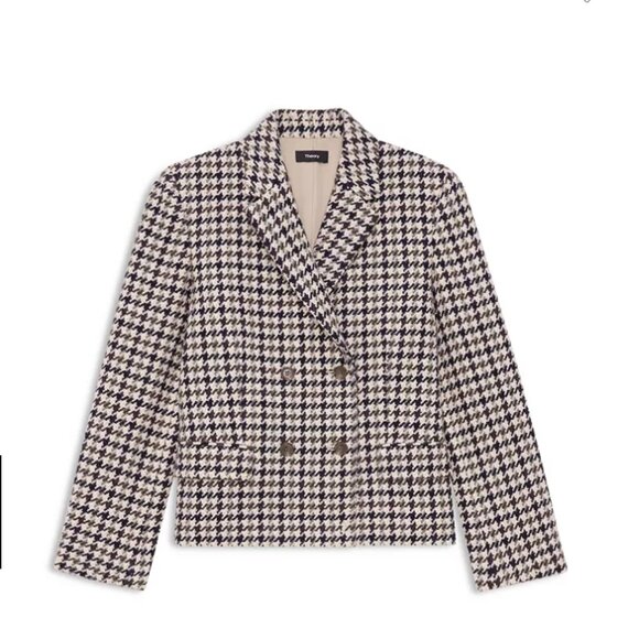 Theory Jackets & Blazers - NWT Theory Square Double Breasted Wool Blazer Jacket